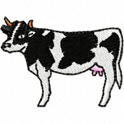 Cows Embroidery Design 10 Cows Embroidery Design 10